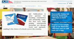 Desktop Screenshot of ajspublications.com